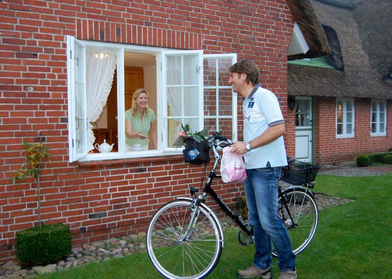 Reetdachhus an de Diek Sankt Peter-Ording Exterior foto